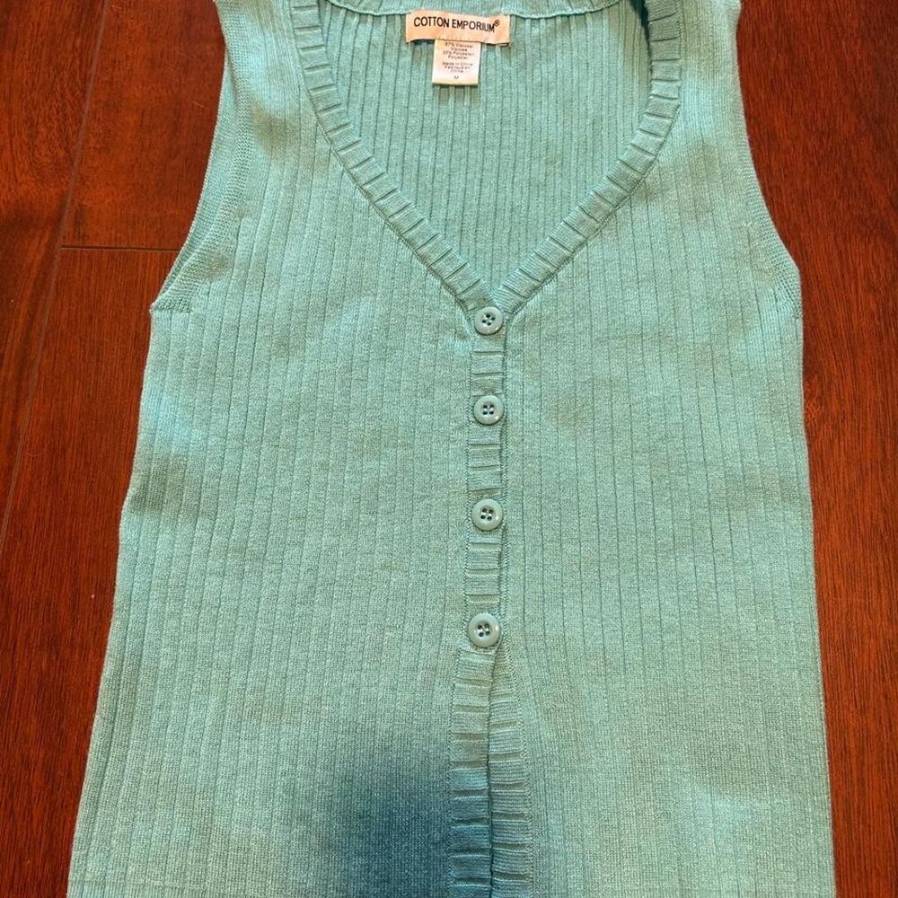 Unbranded Women's Green and Blue Jumper
